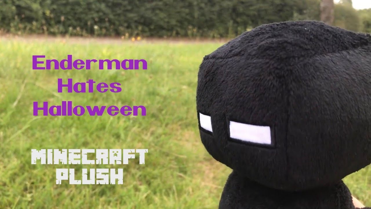 Enderman Hates Halloween - Minecraft Plush