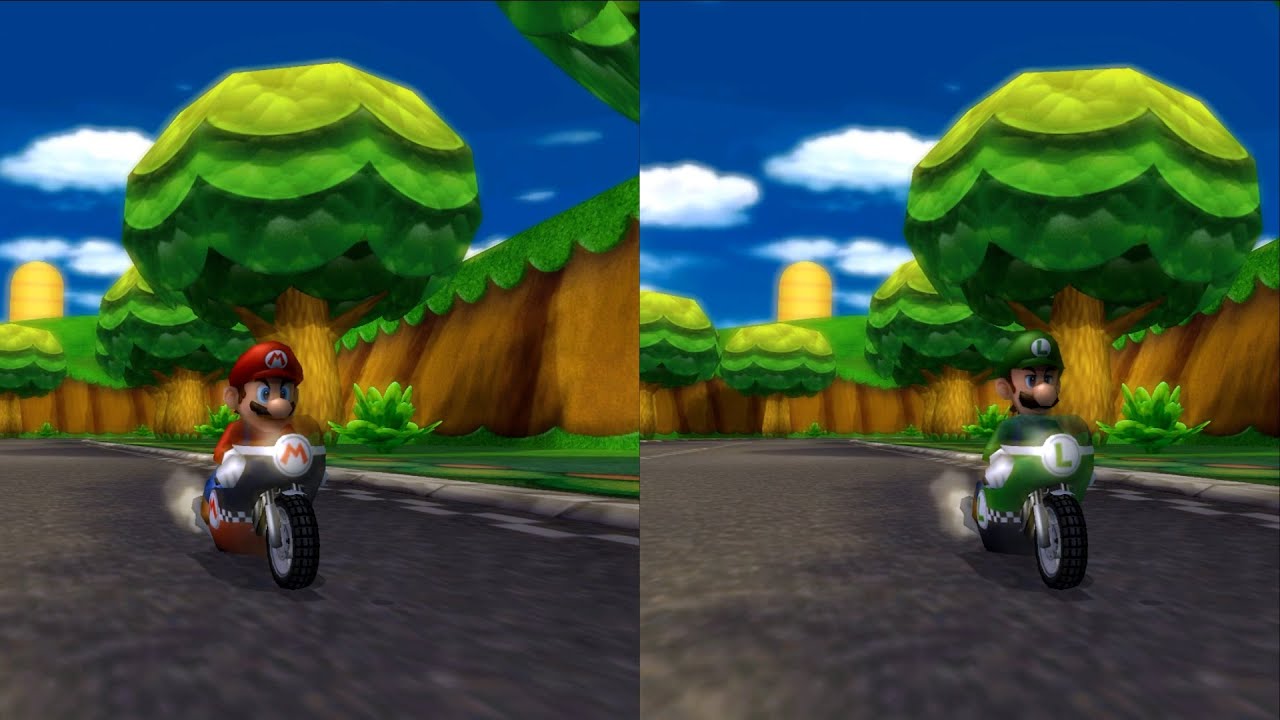 Mario Kart Wii -Flower Cup (100cc 2 Player)