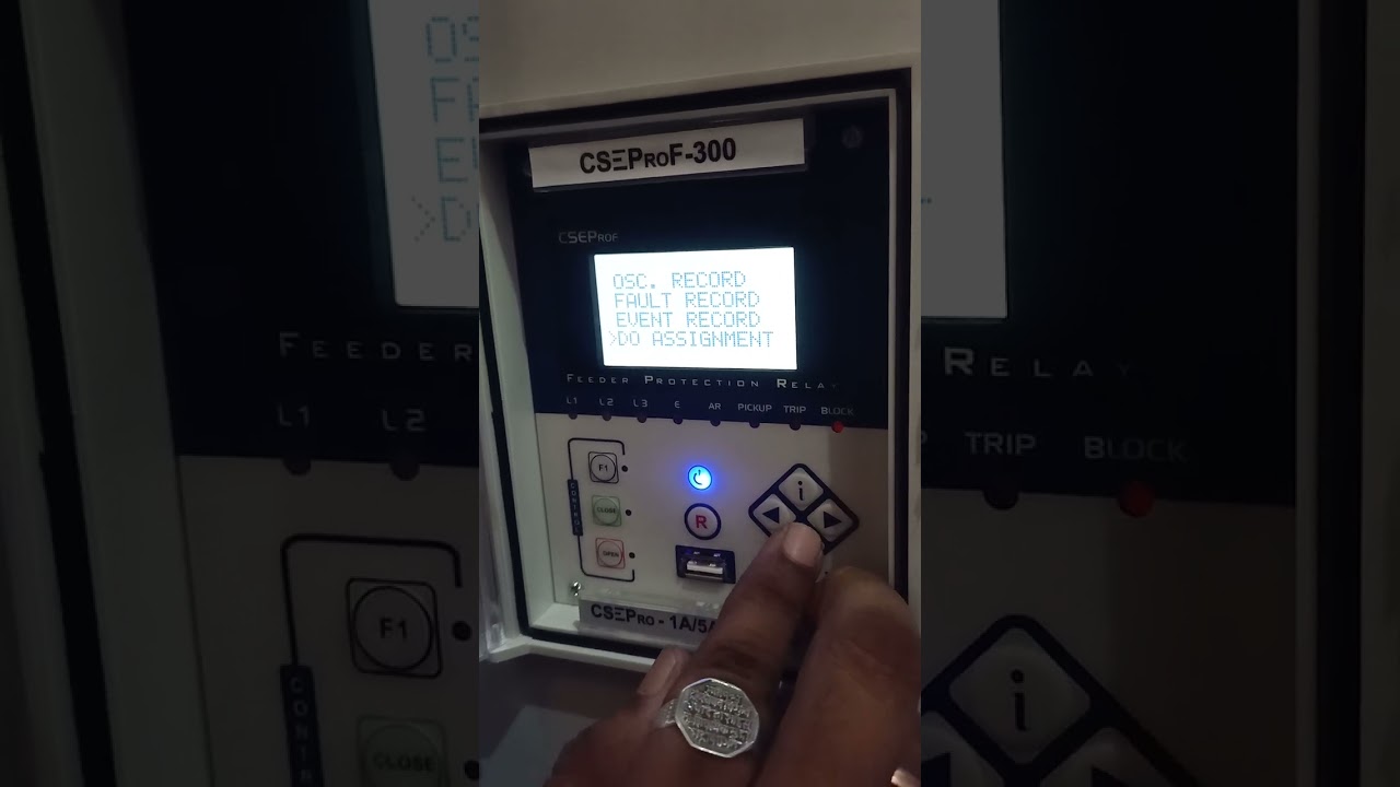 CSE ProF-300 Relay Configuration #relay #c&s #relayconfiguration #relaycircuit #circuit #switchgears