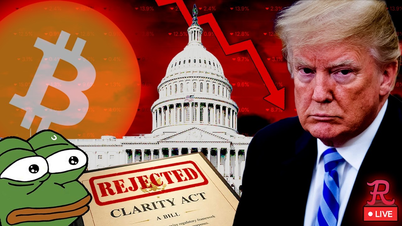 BITCOIN LIVE : CLARITY ACT BILL FAILED TO PASS THE SENATE! COOKED!
