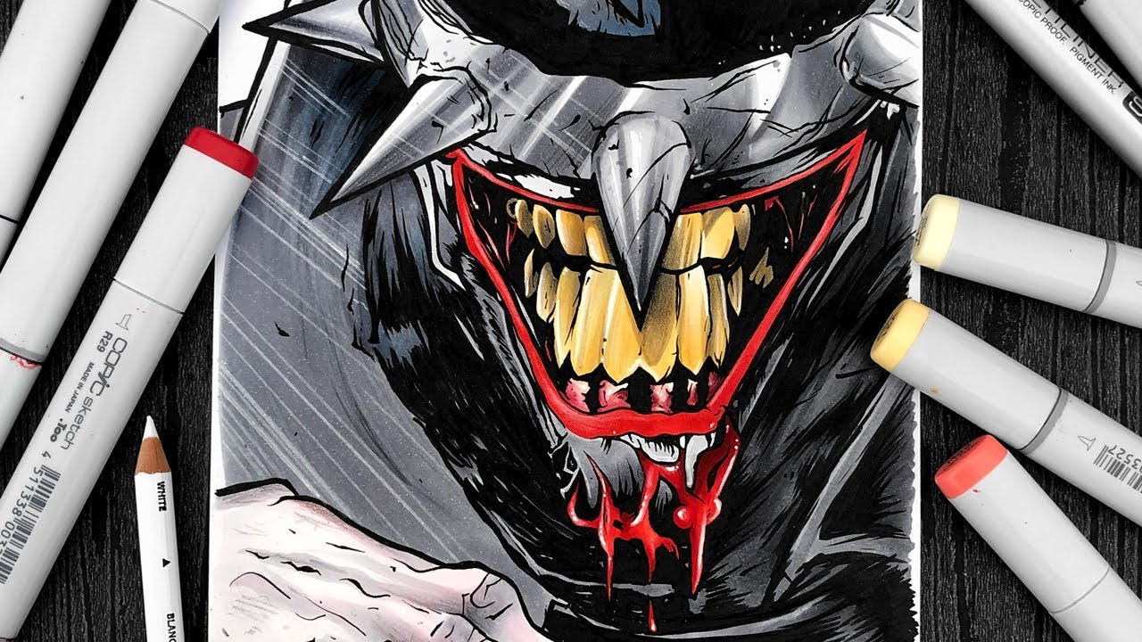 Drawing The Batman Who Laughs