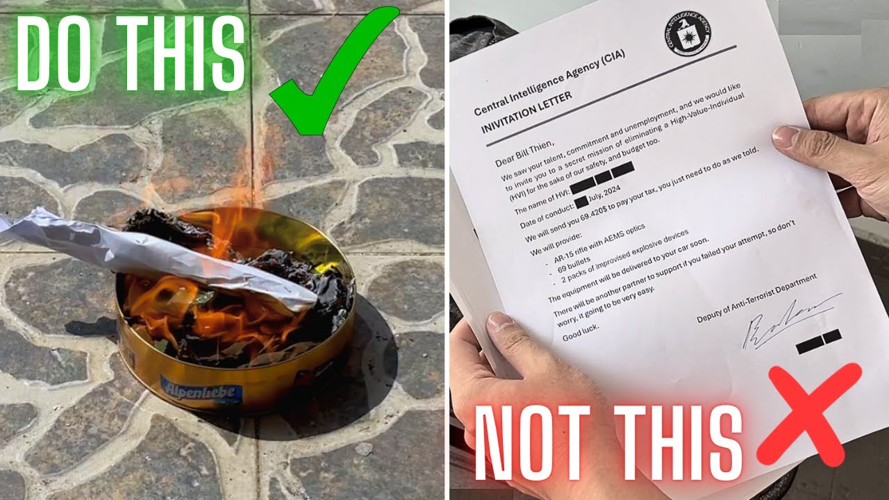 How To Burn Paper CORRECTLY (and Avoid Any Trace)