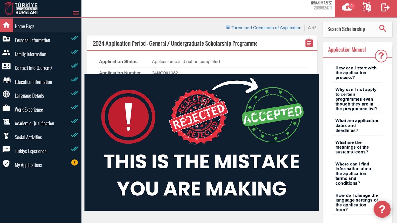 Türkiye Burslari Scholarships: These mistakes can ruin your application