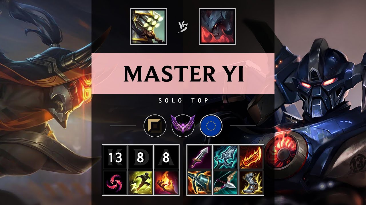 Master Yi Top vs Aatrox - EUW Master Patch 25.13