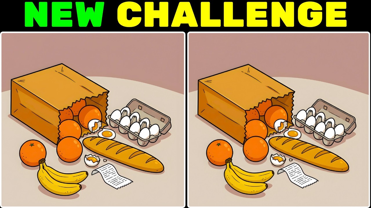 Most People Miss at Least 1 Difference — Can You Beat It? #spotthedifference #findthedifference
