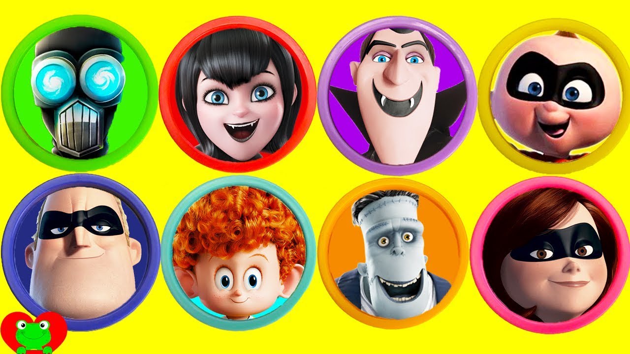 Play Doh Surprises The Incredibles 2 and Hotel Transylvania
