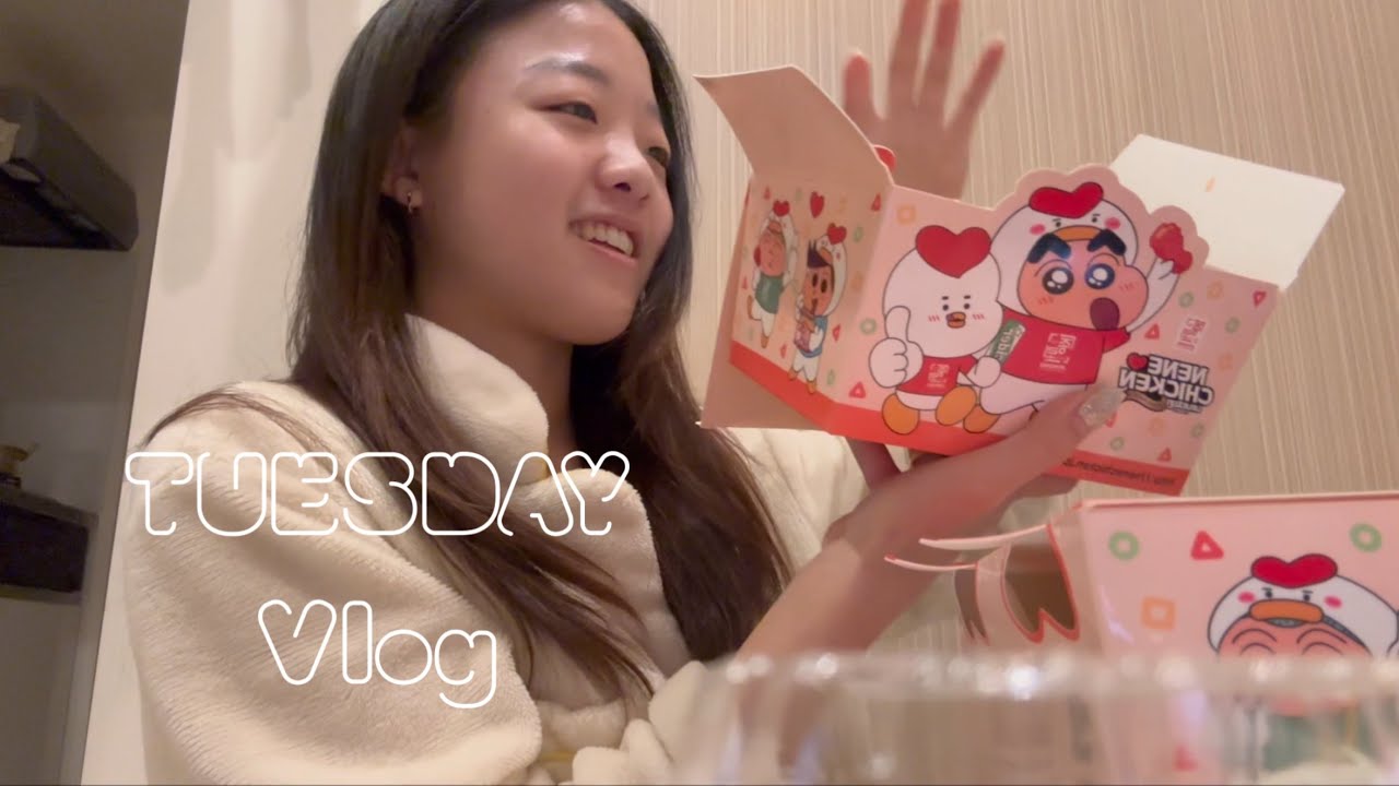 【Daily Vlog】チキンにはやっぱりビール🍻1日が韓国だった日