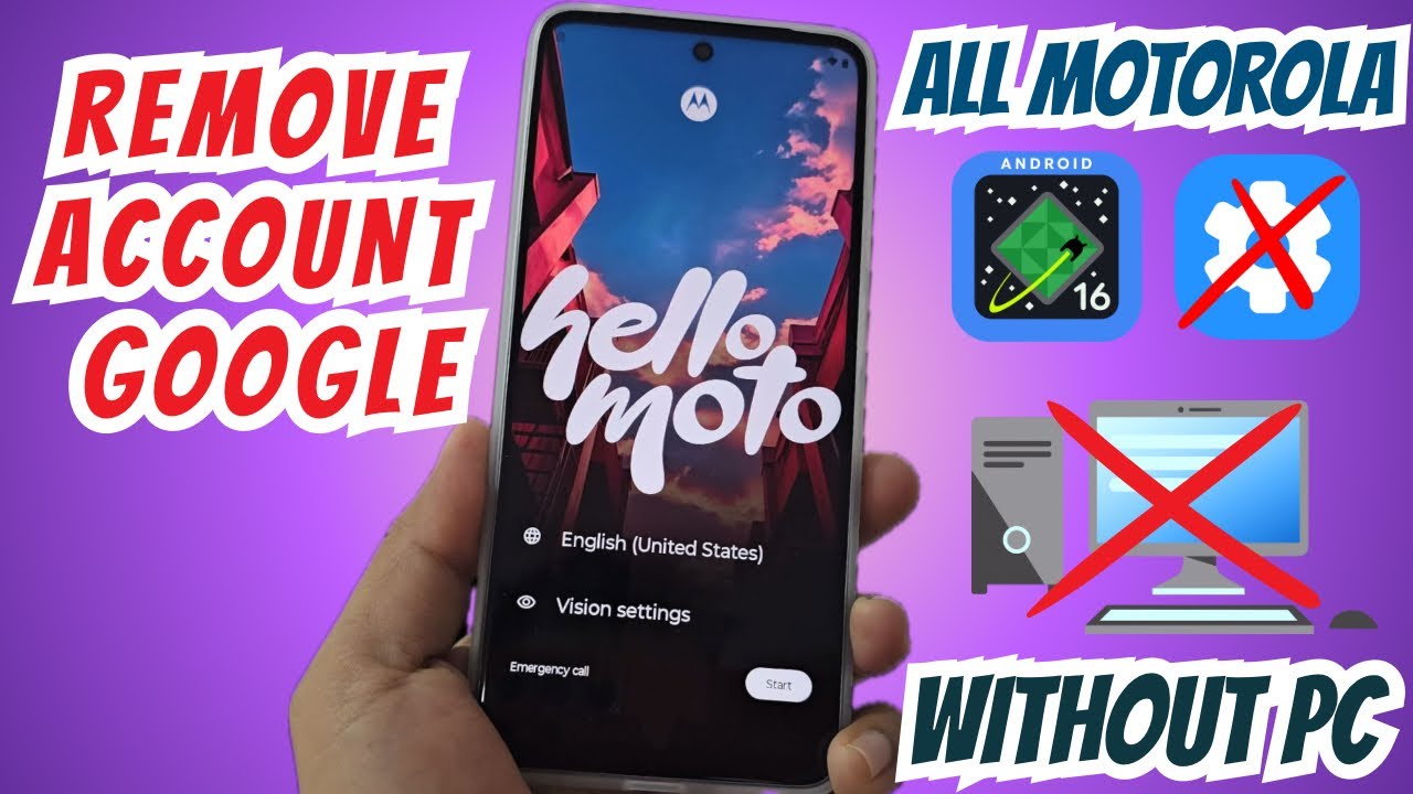 БЕЗ ПК, обход frp Motorola moto e15, удаление аккаунта Google ANDROID 15 - 16