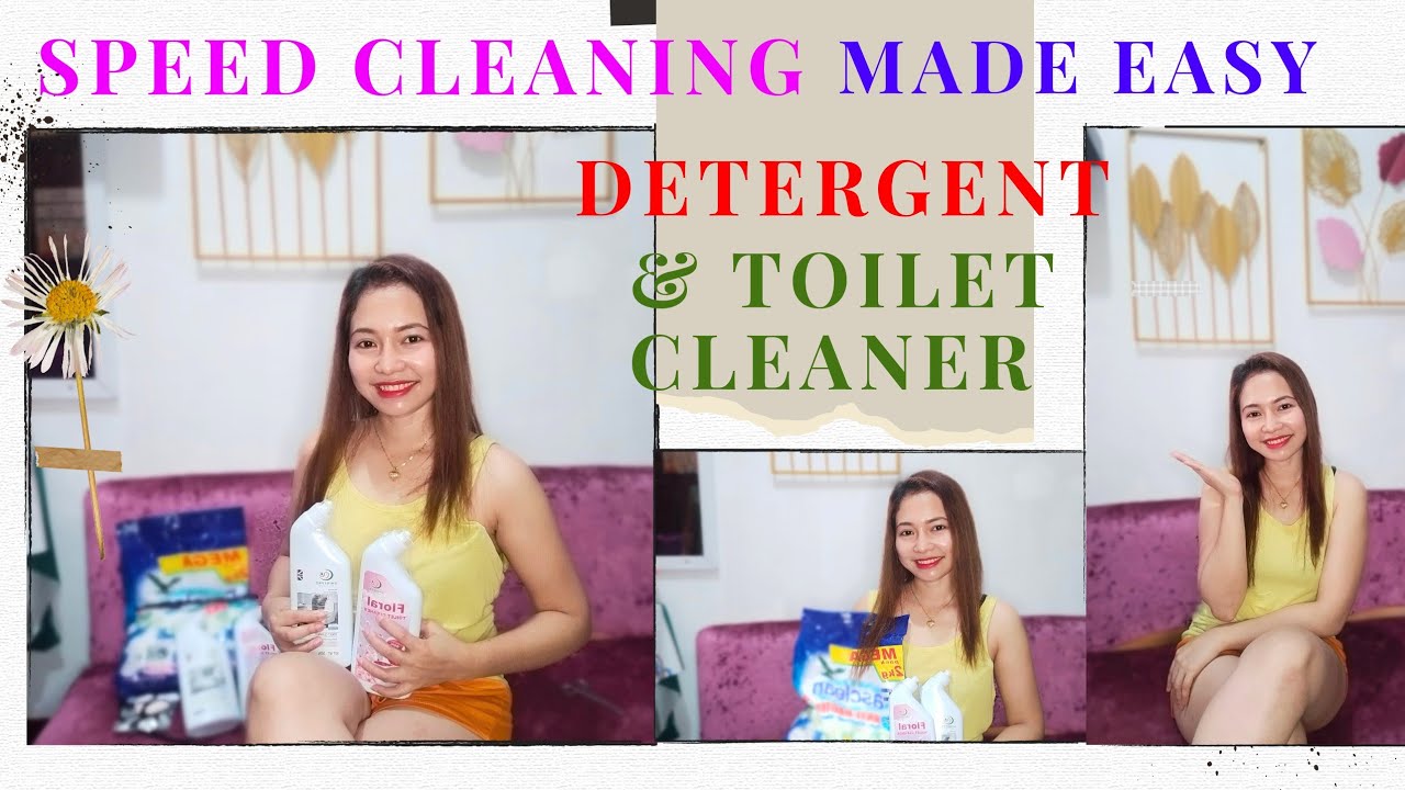SPEED CLEANING MADE EASY DETERGENT & TOILET CLEANER 
