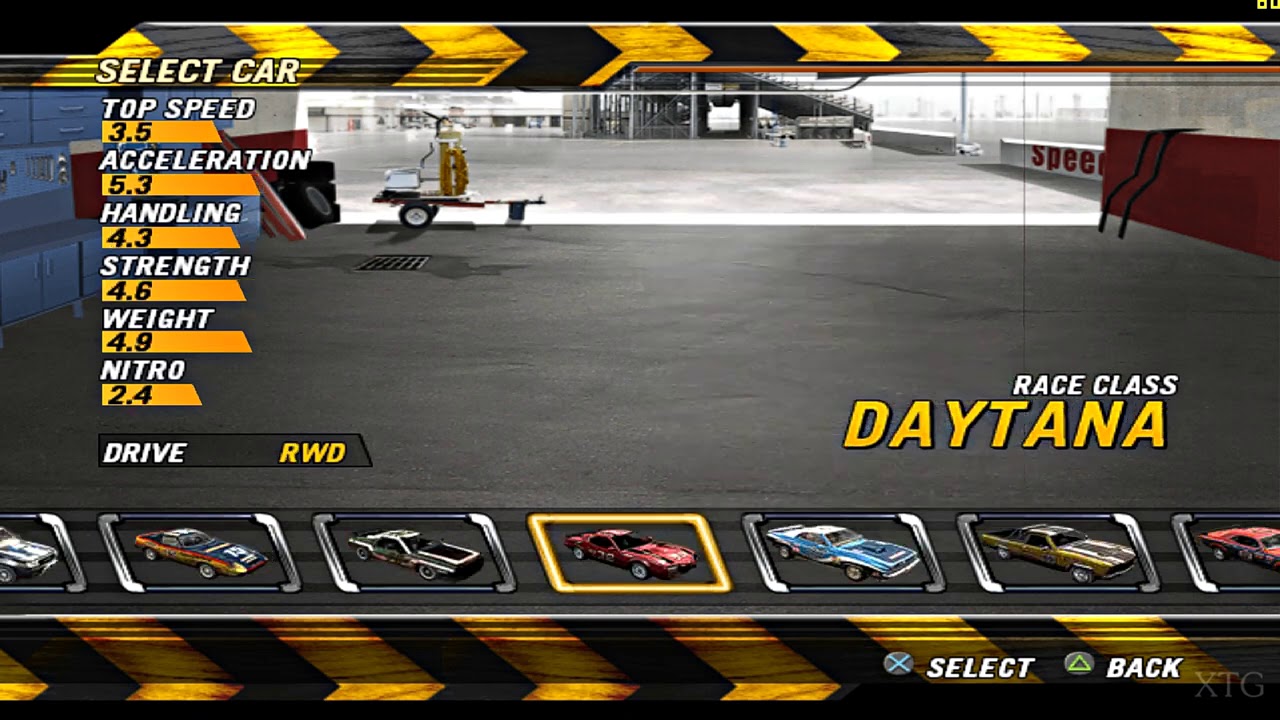 FlatOut 2 - All Cars List PS2 Gameplay HD (PCSX2)