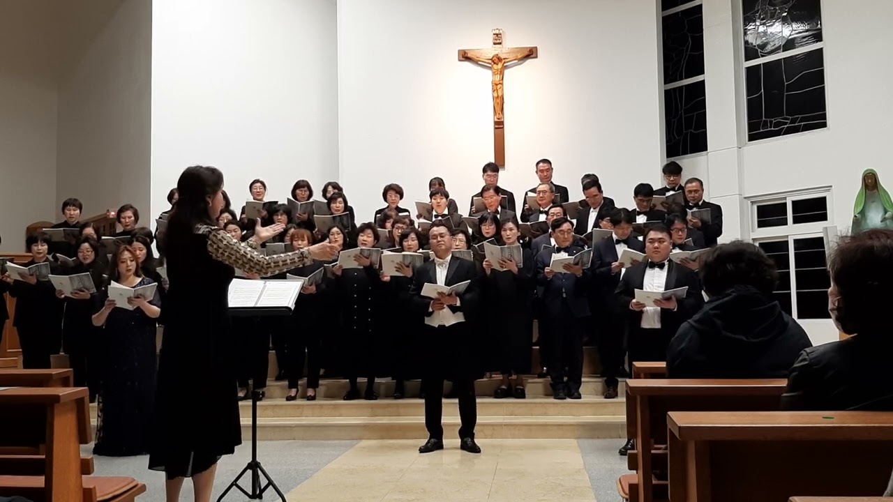 마시옵소서 임석수신부님곡                                        지휘백정빈 광주가톨릭 교회음악합창단