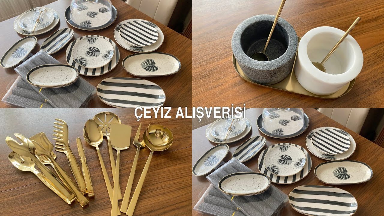 🍽🧂ÇEYİZ ALIŞVERİŞİ 3 | GALLERY CRISTAL | TRENDYOL | LINENS | H&M |MUDO |NEREDEN ?NE KADARA ALDIK ?