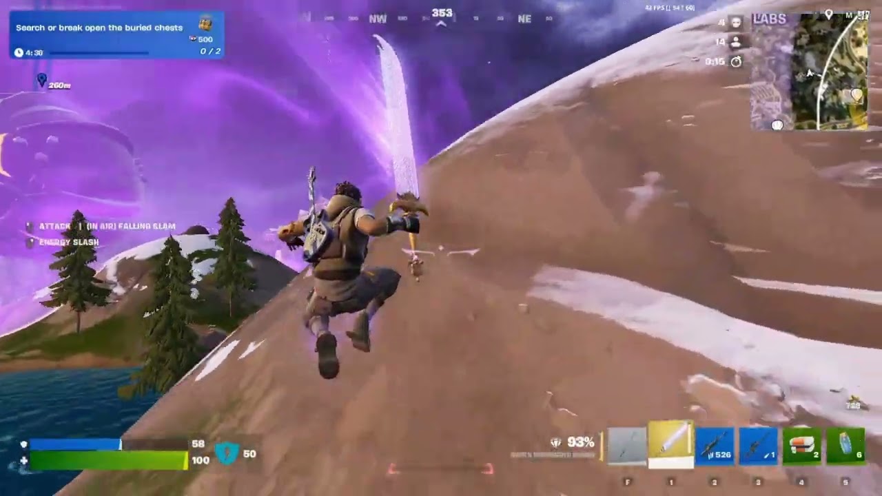First Time Play With Rumi's Empowered Sword | Fortnite BR ZB PC Gameplay | No Commentary