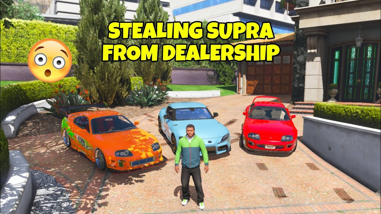STEALING EVERY SUPRA FROM DEALERSHIP  | GTA 5