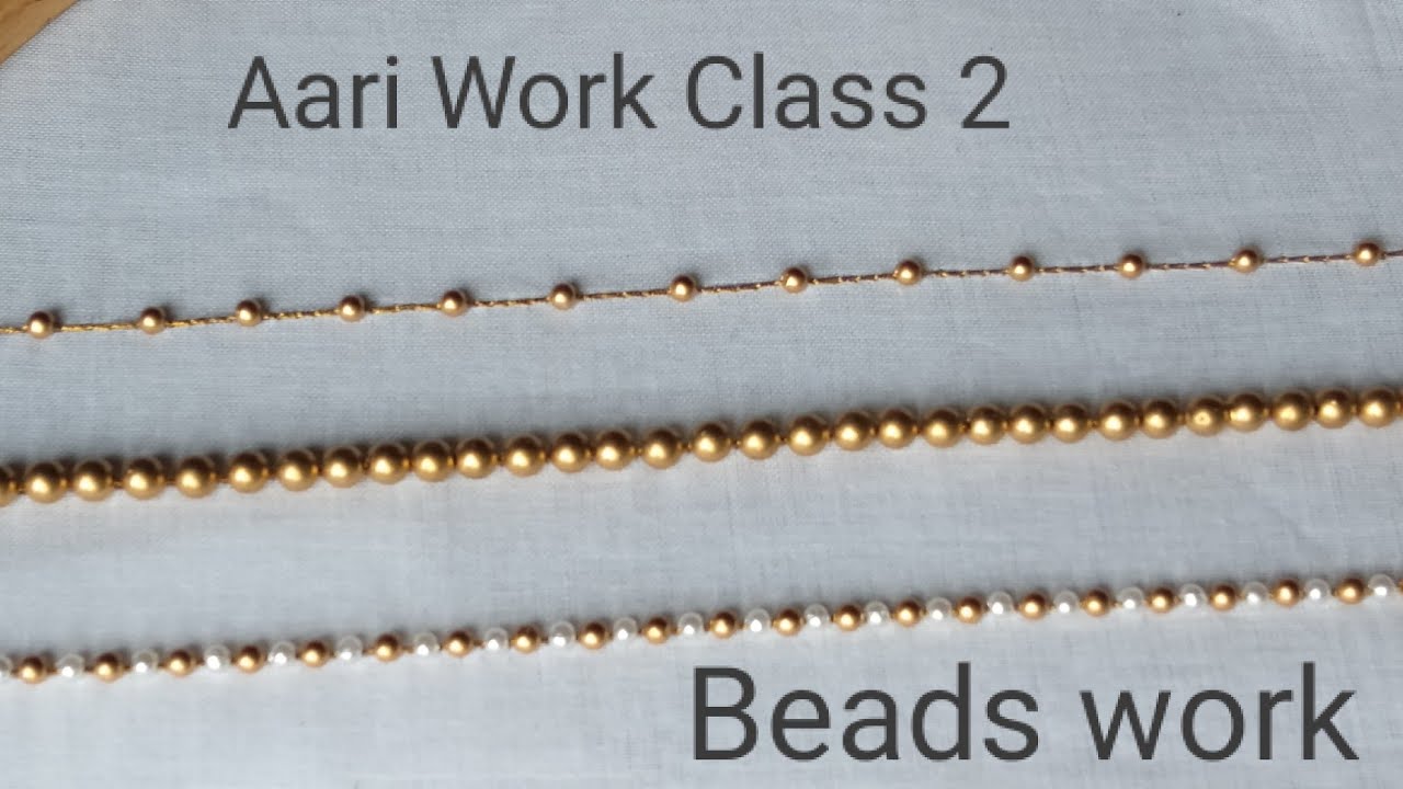 Aari Work # Beads Work In Malayalam #Class-2  # Creative Ideas #