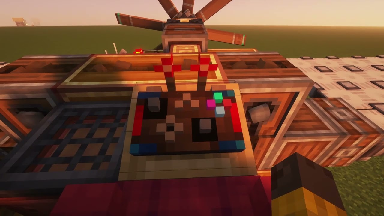 Minecraft Retractable Wheel Plane VS Clockwork