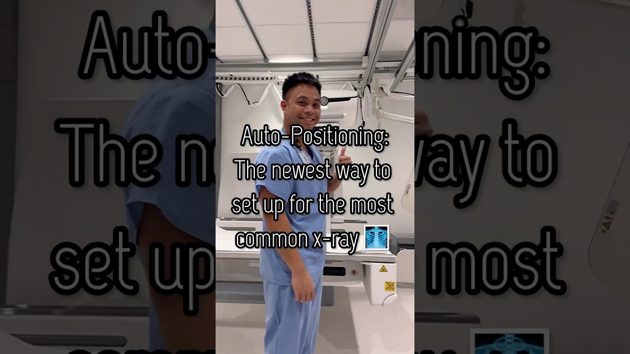 Auto-Positioning: The newest way to set up for the most common x-ray 🤯