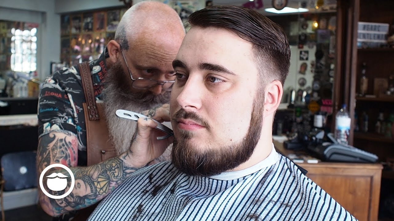 Low Cheek Line with a Full, Thick Beard with a Haircut