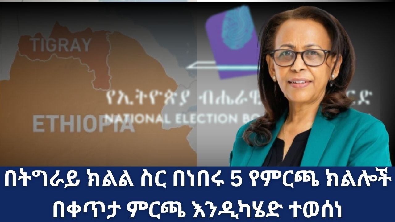 በትግራይ እና በአማራ ክልል “አከራካሪ” በሆኑ አምስት የምርጫ ክልሎች ላይ የፓርላማ ምርጫ ለብቻቸው በቀጥታ ሊካሄድ ነው|Tigray|Election Board