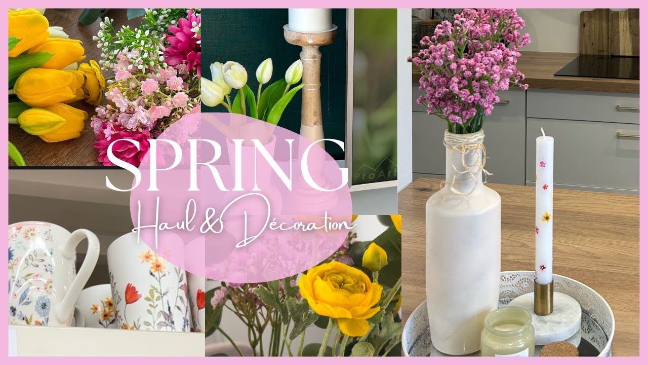 Spring decoration 🌸 Haul & Décoration de Printemps 🌸 Decor with me • DIY
