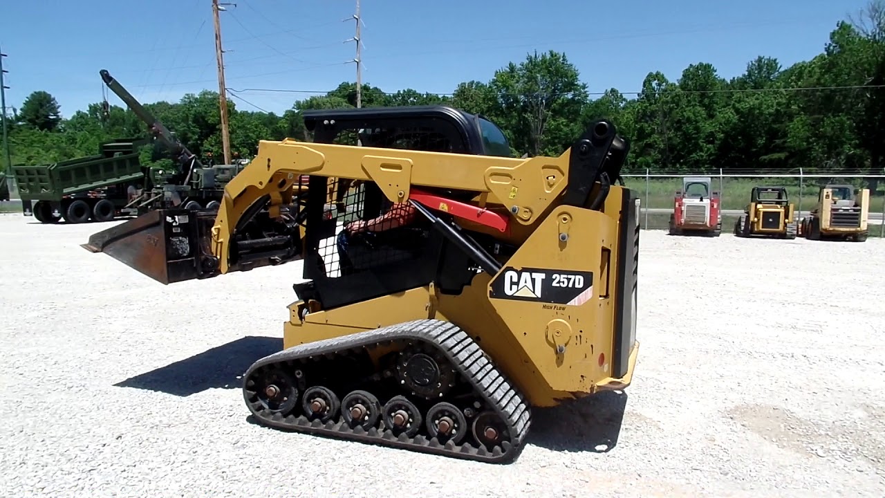 2014 257D Caterpillar tracked skid steer C&C Equipment