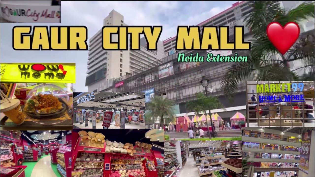 Gaur City Mall ❤️ Noida Extension #gaurcitymall #noidaextension #shoppingvlog #weekendtrip #ncrvlogs