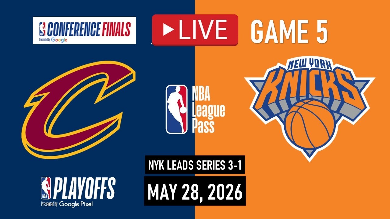 NBA В ПРЯМОМ ЭФИРЕ! New York Knicks против Cleveland Cavaliers ПРЯМАЯ ТРАНСЛЯЦИЯ, ПОЛНЫЙ МАТЧ 5 |...