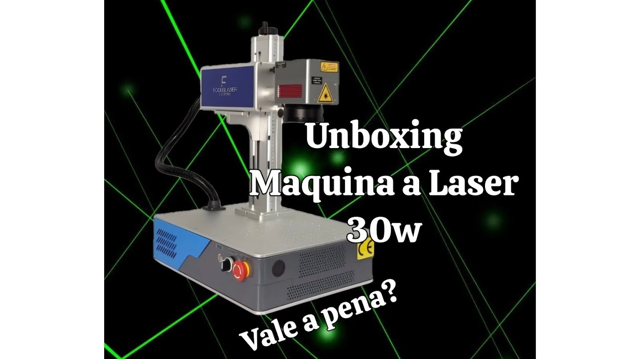 Unboxing Máquina a Laser 30W, valeu a pena?