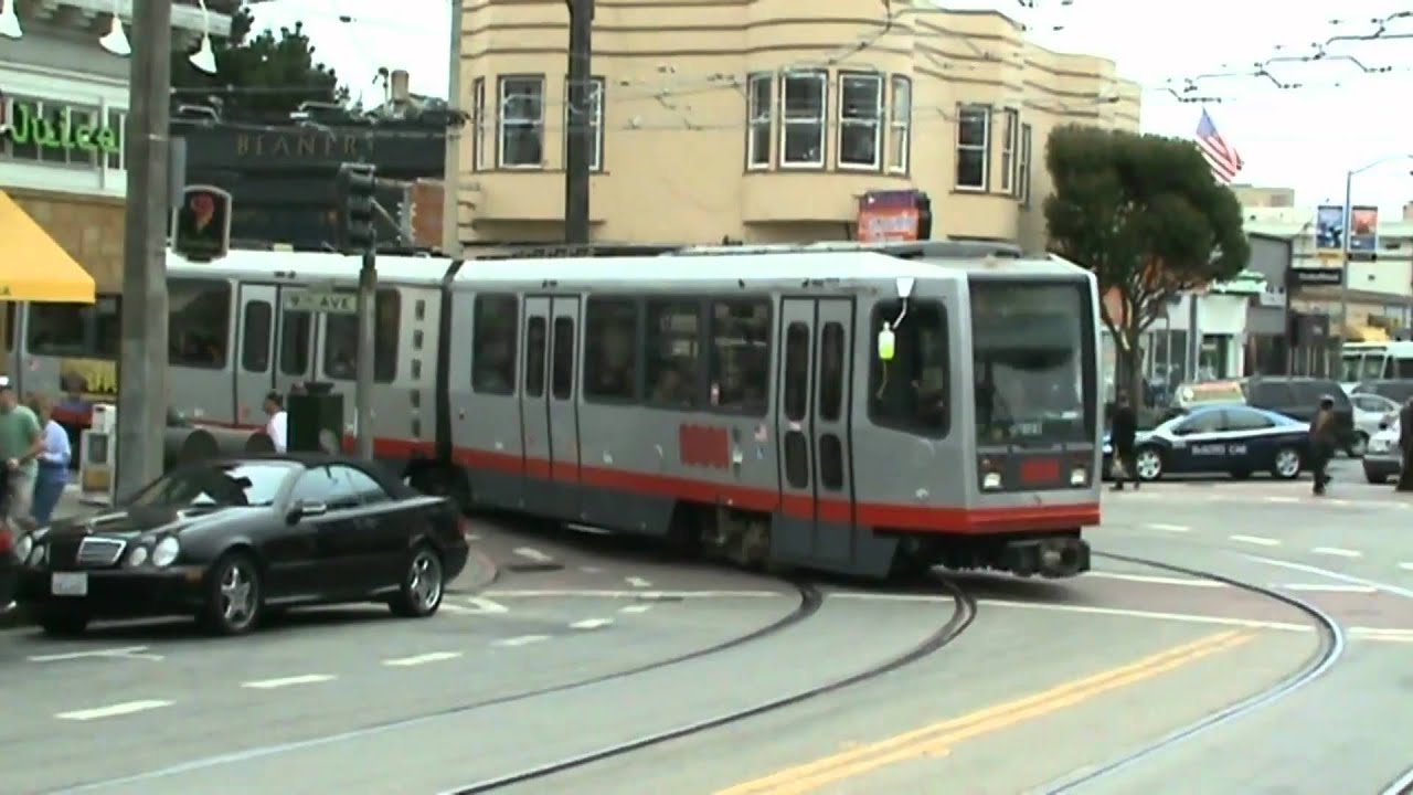 San Francisco MUNI Streetcar Lines L, N, and T