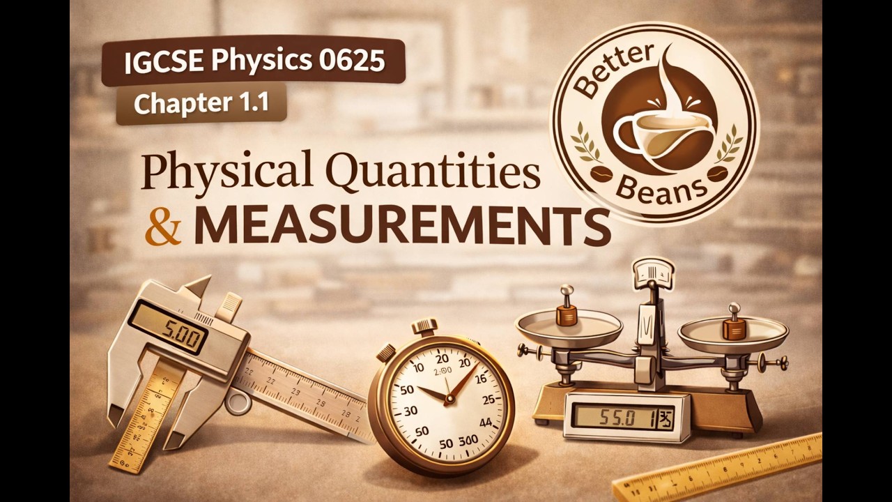 IGCSE 0625 Physics Chapter -1.1 