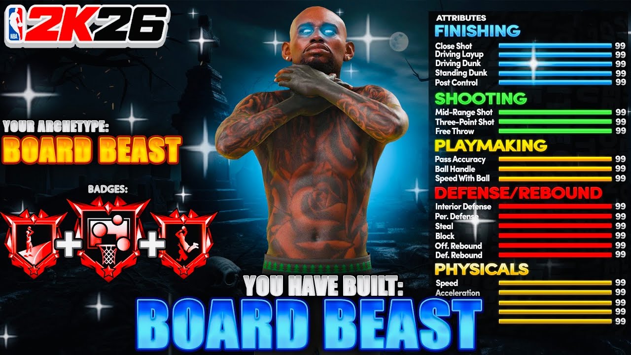 BEST ALL AROUND CENTER BUILD IN NBA 2K26! BEST 6’11 CENTER BUILD IN 2K26! BEST CENTER BUILD 2K26!