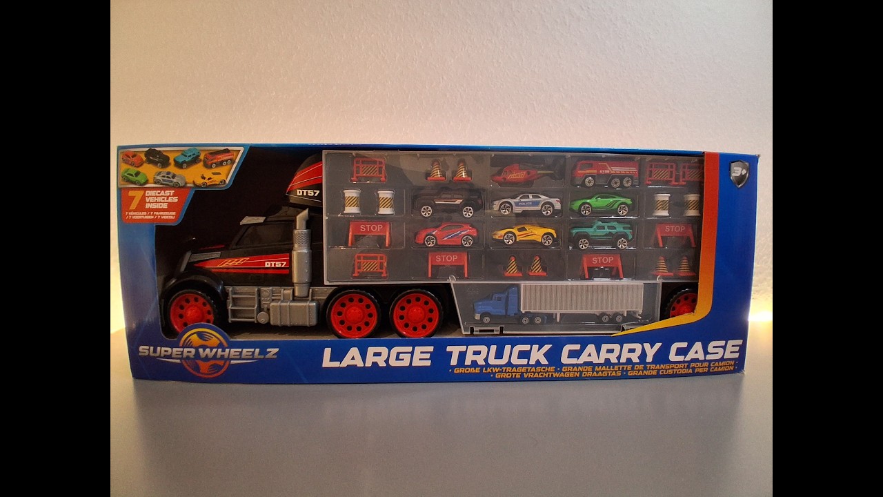 9 Minutes  Satisfying With Unboxing Different Vehicle Transporter PlaySet.