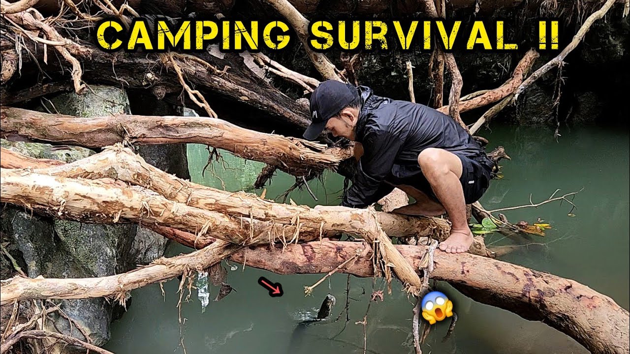 FISHING CAMP ADVENTURE | SOLO CAMPING | SOLO CAMPING SURVIVAL .