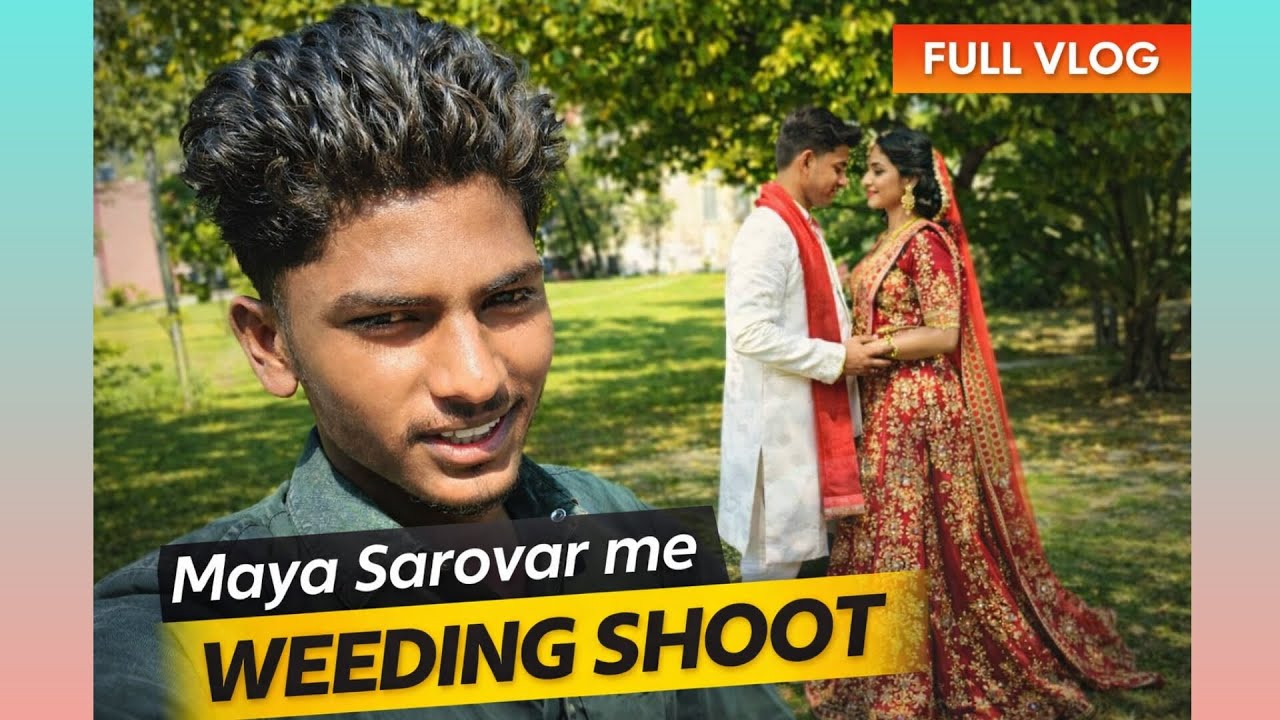 Maya sarovar weeding shoot ❣️! Full vlog 😅! 