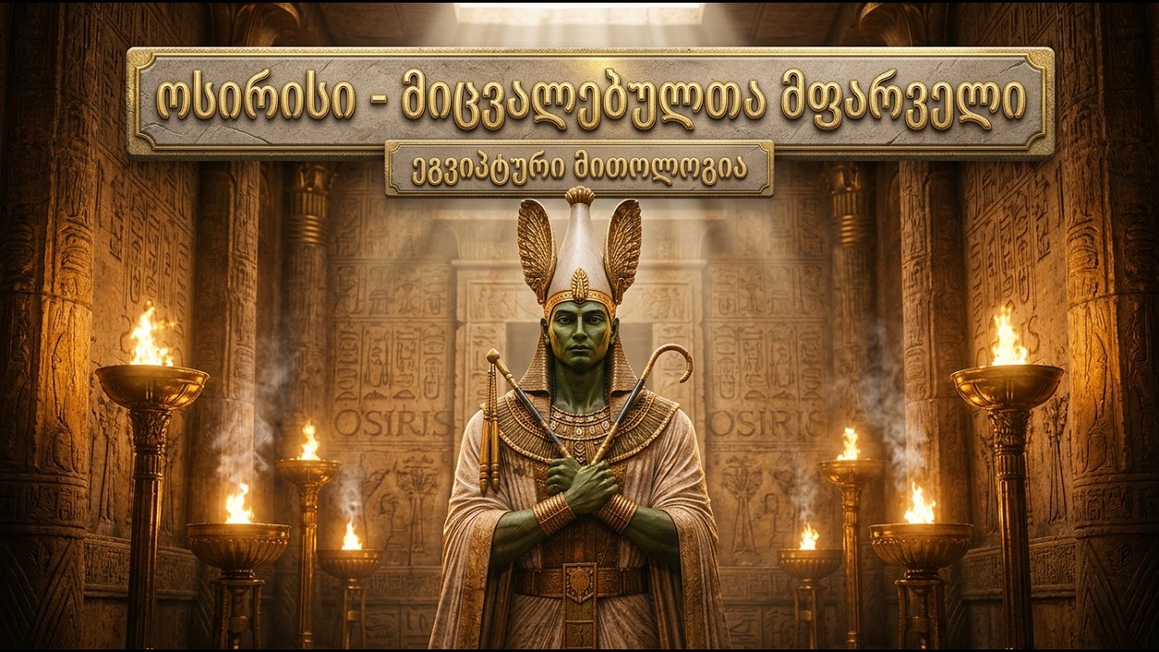 ოსირისი - მიცვალებულთა სამყაროს მბრძანებელი. ეგვიპტური მითოლოგია.