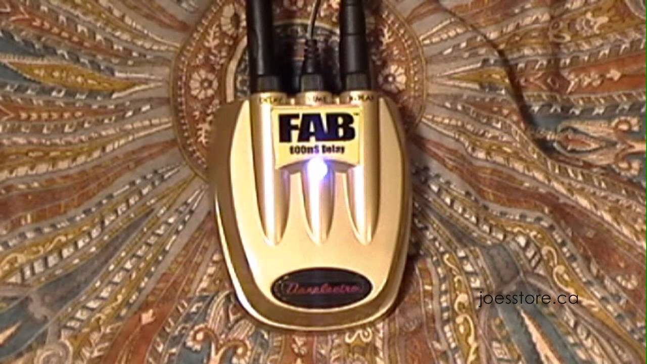 DANELECTRO FAB 600ms Delay Pedal Demo - D-8