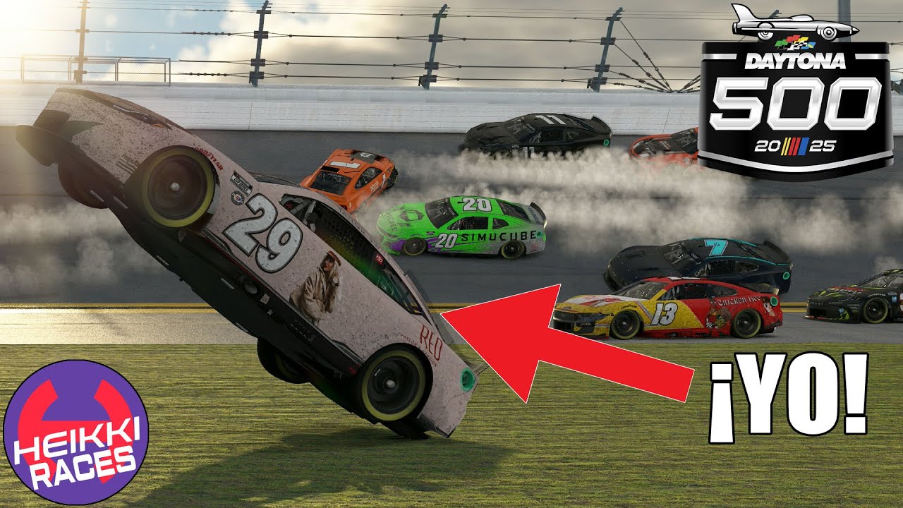 Volé. Y aterricé. Mi 'Daytona 500' 2025 Fixed, íntegra (iRacing / Daytona / NASCAR) || Heikki360ES