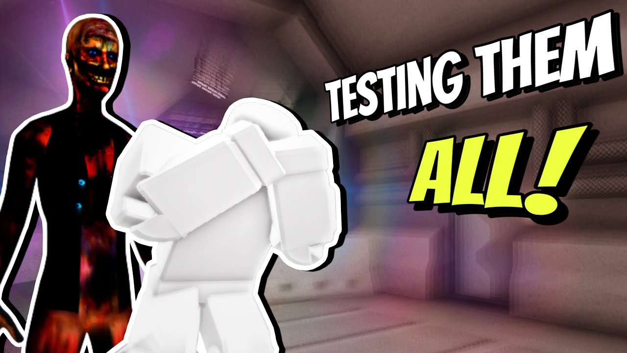 Тестирование КАЖДОГО SCP в ролевой игре Roblox AREA 52!