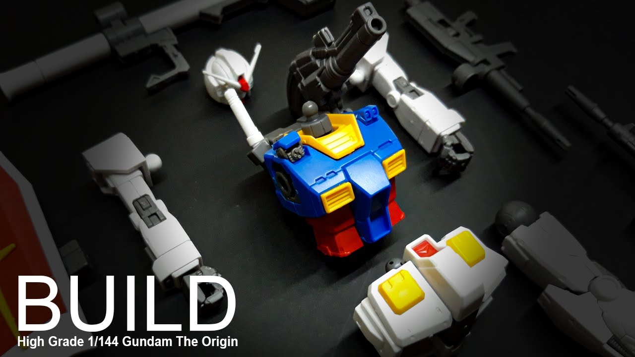 HG 1/144 RX-78-2 GUNDAM THE ORIGIN ASMR BUILD | gundam build | gundam asmr | gunpla asmr | Gunpla