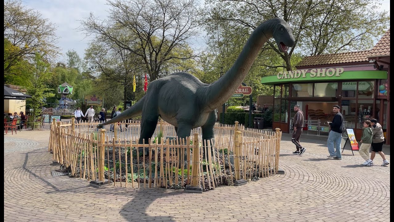 Bobbejaanland FULL walkthrough 2025 [ 4K ] Theme park in Belgium.