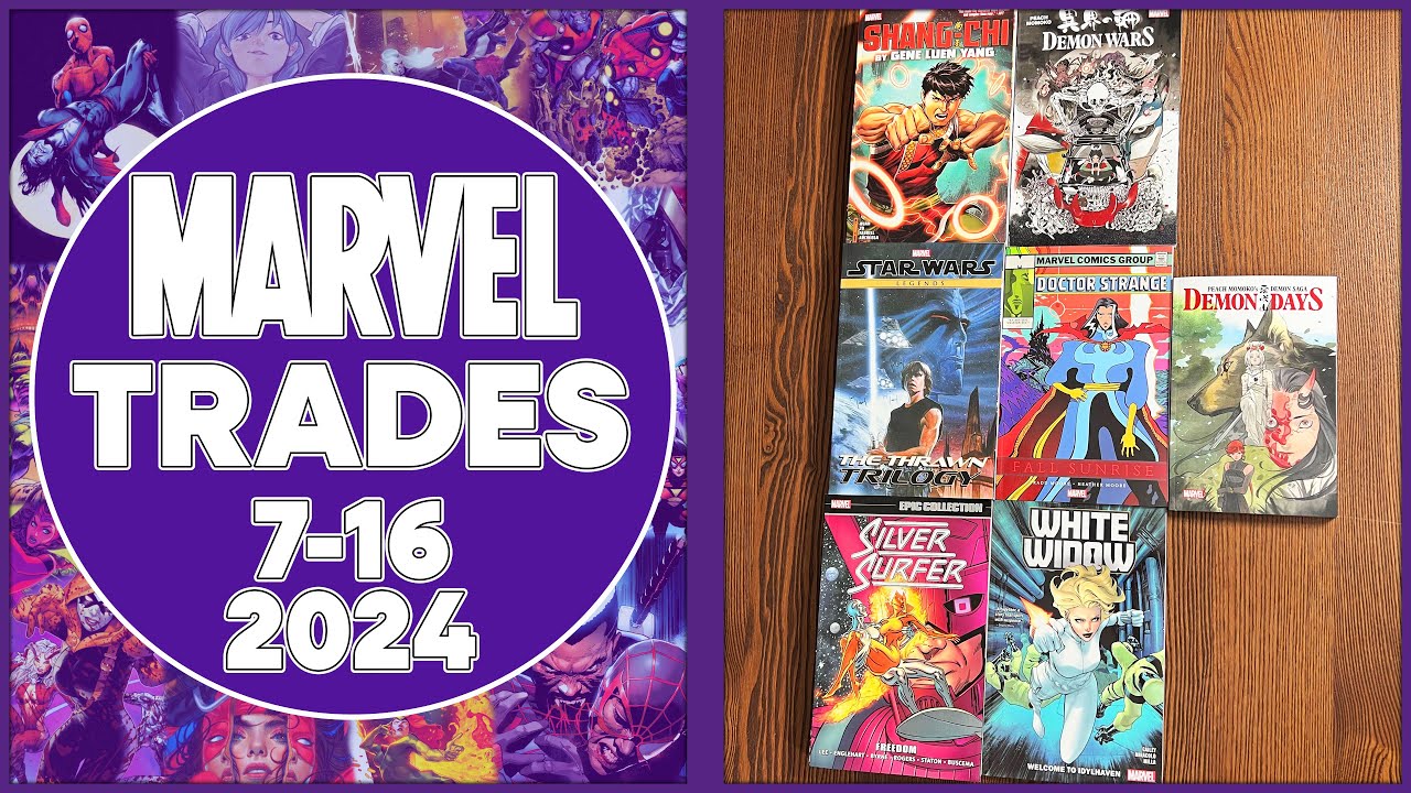 Marvel Books 7/16/24 | STAR WARS LEGENDS: THE THRAWN TRILOGY | SILVER SURFER EPIC: FREEDOM