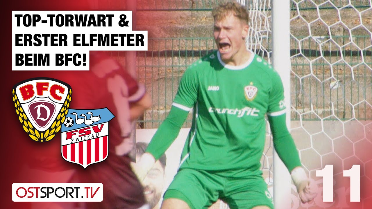 Top-Torwart & 1. Elfmeter sind BFC-Rettung: BFC Dynamo - FSV Zwickau | Regionalliga Nordost