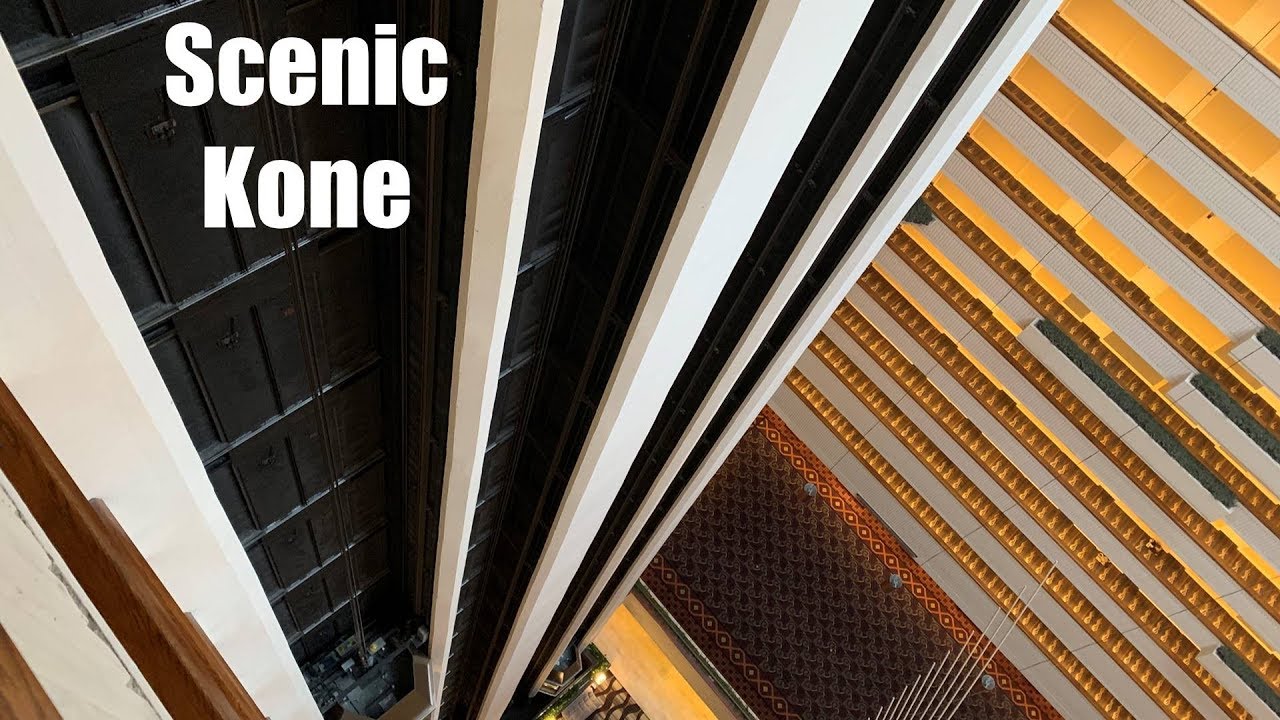 Scenic Northwestern/KONE Traction Elevators @ The Hyatt Regency - Milwaukee, WI