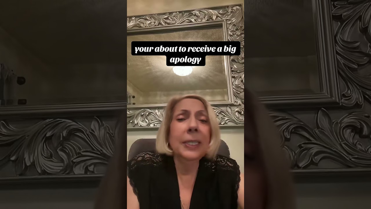 You are about to receive a big apology 