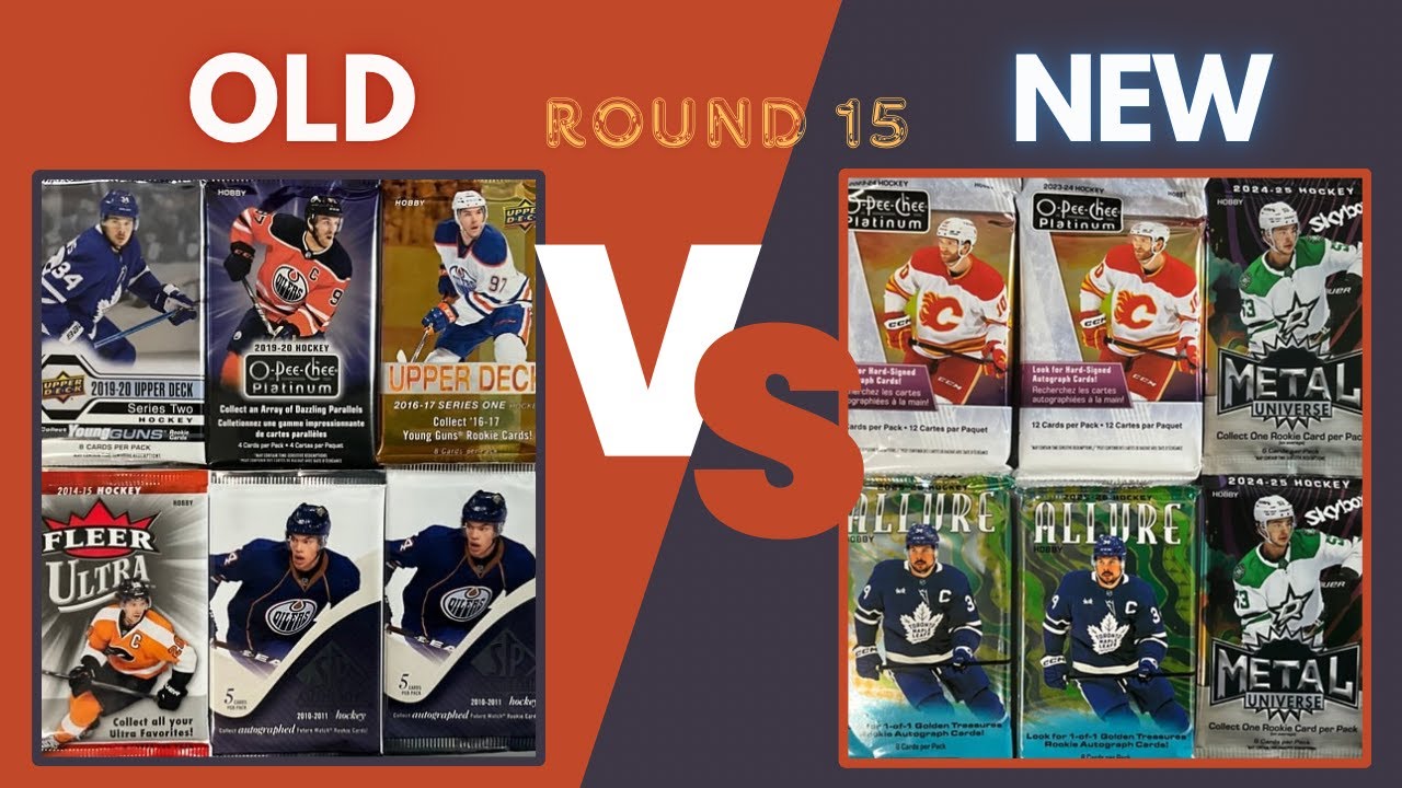 Gold Card: Older vs. Newer Hockey Packs Round 15!