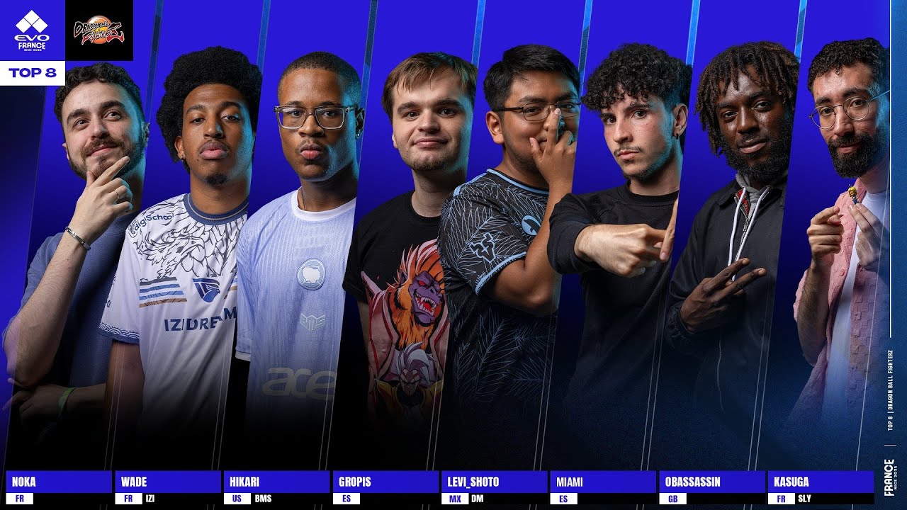 Top 8 Dragon Ball FighterZ - Evo France 2025