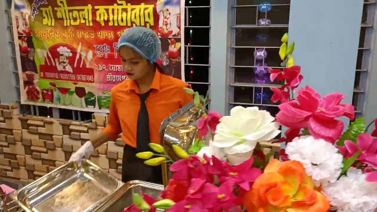 ladies catering bufe counters