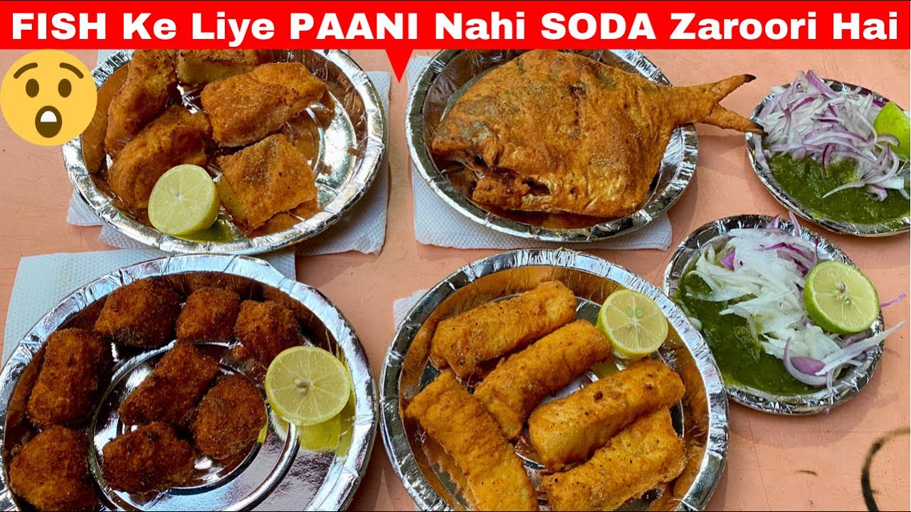 Bhim Singh FISH PAKORE Wala | AMRITSARI MACHI, Fried POMFRET Fish | Best Fish Fry | Nonveg Rohtak
