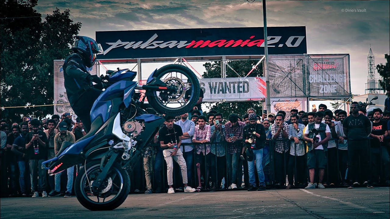 Bajaj Pulsar Mania 2.0 2023 Coimbatore ft. Ghost Ryderz | I Learn Wheelie & Stoppie | Stunt Riding