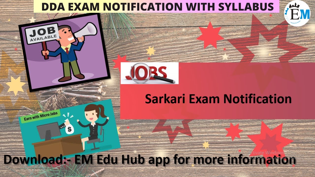 latest Job notification | DDA | syllabus Discussion | Engineering Masters Dehradun
